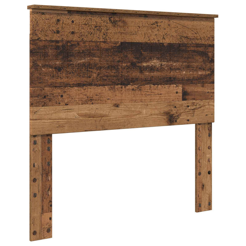 Ramka łóżka Stare drewno 100 x 200 cm Lite drewno sosnowe