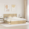 Ramka łóżka Sonoma 200 x 200 cm Lite drewno sosnowe