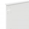 Ramka łóżka Z zagłówkiem Biały 90 x 200 cm Lite drewno sosnowe