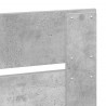 Ramka łóżka Betonowy 200 x 200 cm Lite drewno sosnowe