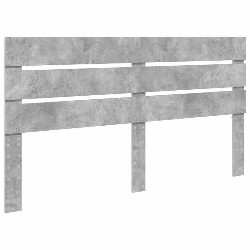Ramka łóżka Betonowy 180 x 200 cm Lite drewno sosnowe
