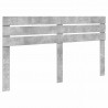 Ramka łóżka Betonowy 180 x 200 cm Lite drewno sosnowe