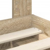 Ramka łóżka Sonoma 160 x 200 cm Lite drewno sosnowe