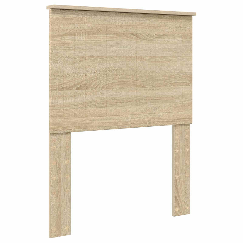 Ramka łóżka Dąb Sonoma 75 x 190 cm Lite drewno sosnowe