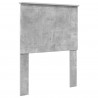 Ramka łóżka Szary beton 75 x 190 cm Lite drewno sosnowe