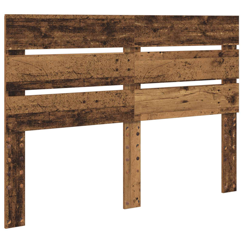Ramka łóżka Stare drewno 140 x 190 cm Lite drewno sosnowe