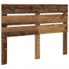 Ramka łóżka Stare drewno 140 x 190 cm Lite drewno sosnowe