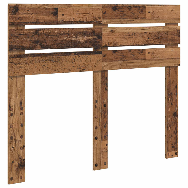 Ramka łóżka Stare drewno 135 x 190 cm Lite drewno sosnowe