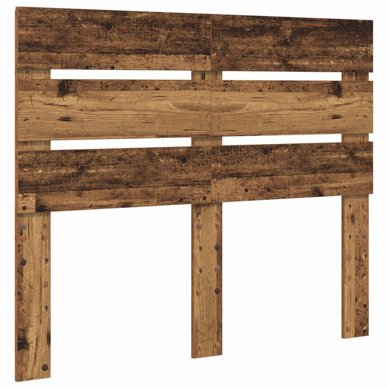 Ramka łóżka Stare drewno 120 x 190 cm Lite drewno sosnowe