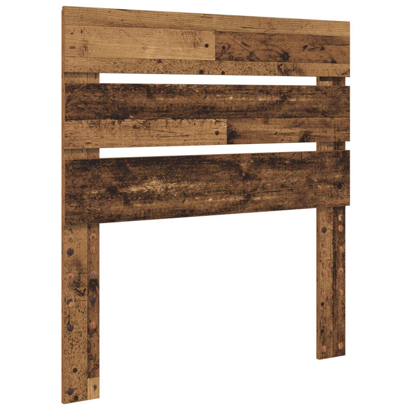 Ramka łóżka Stare drewno 100 x 200 cm Lite drewno sosnowe