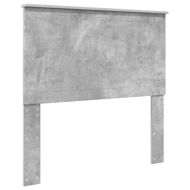 Ramka łóżka Betonowy szary 100 x 200 cm Drewno inżynieryjne