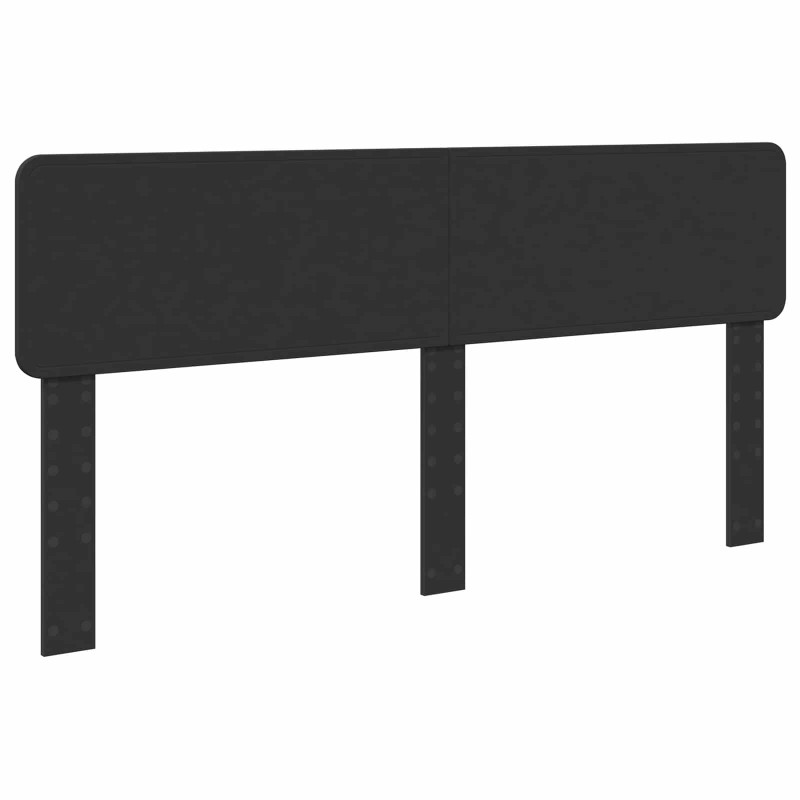 Ramka łóżka Czarny 200 x 200 cm Lite drewno sosnowe