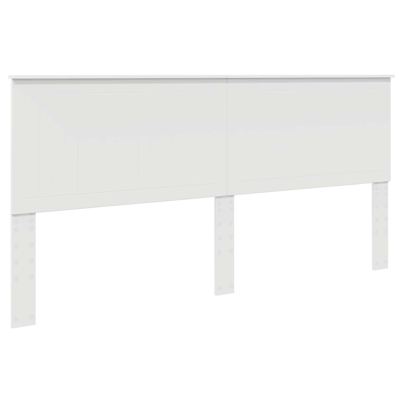 Ramka łóżka Biały 200 x 200 cm Materiał drewnopochodny