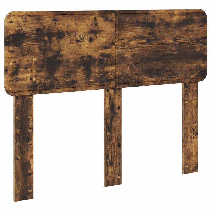 Ramka łóżka Dąb wędzony 135 x 190 cm Lite drewno sosnowe