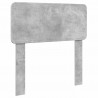 Ramka łóżka Szary beton 100 x 200 cm Lite drewno sosnowe