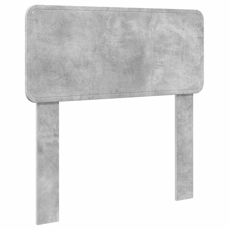 Ramka łóżka Betonowy szary 100 x 200 cm Materiał drewnopochodny