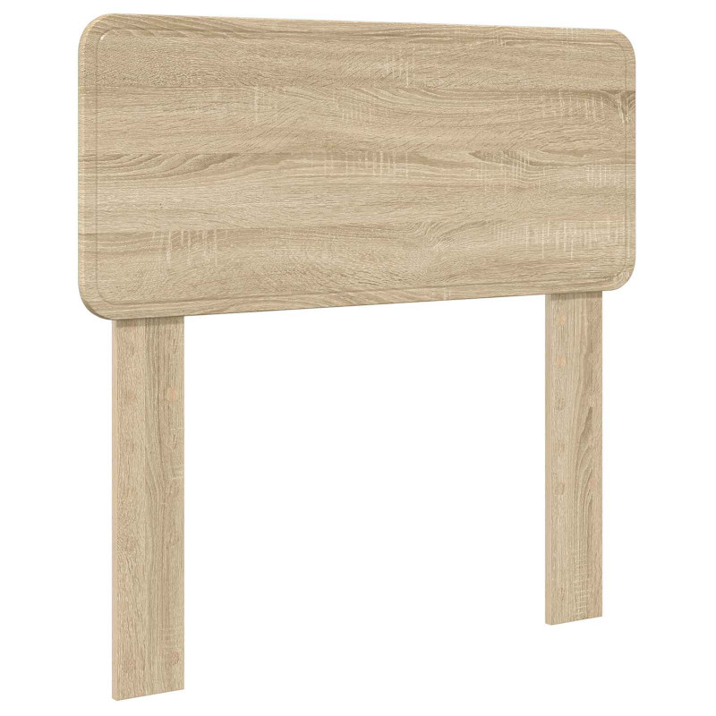 Ramka łóżka Dąb Sonoma 75 x 190 cm Lite drewno sosnowe