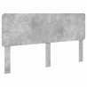 Ramka łóżka Betonowy 200 x 200 cm Lite drewno sosnowe