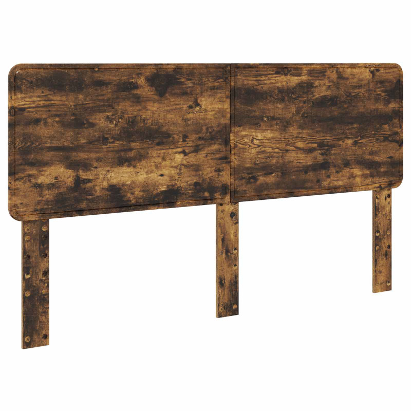 Ramka łóżka Dąb wędzony 200 x 200 cm Lite drewno sosnowe