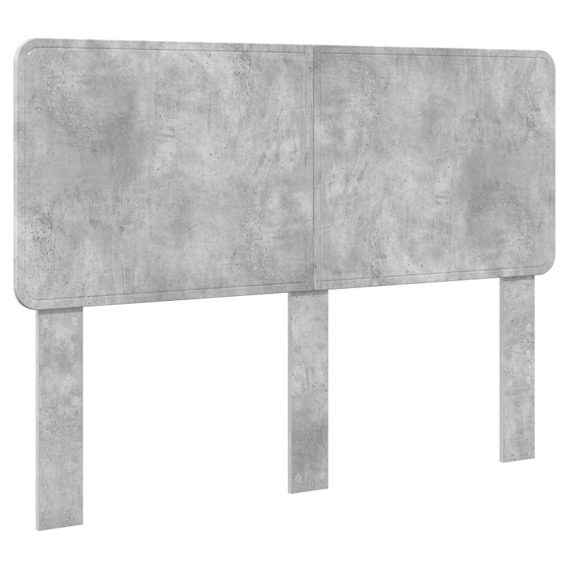 Ramka łóżka Betonowy 140 x 200 cm Lite drewno sosnowe
