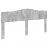 Ramka łóżka Betonowy 200 x 200 cm Lite drewno sosnowe