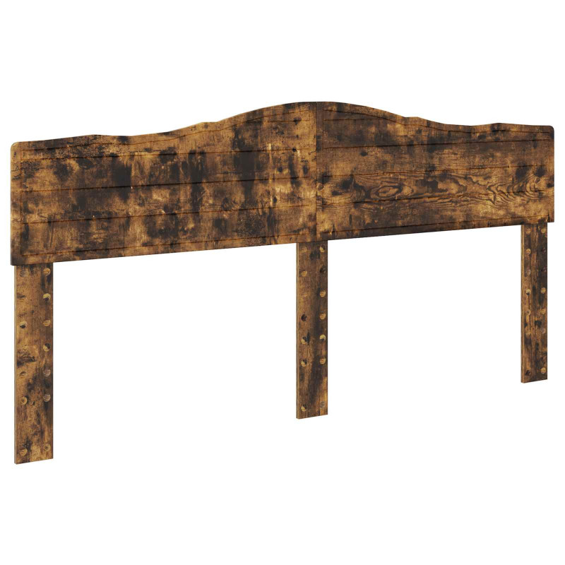 Ramka łóżka Dąb wędzony 200 x 200 cm Lite drewno sosnowe