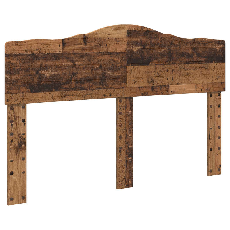 Ramka łóżka Stare drewno 140 x 190 cm Lite drewno sosnowe