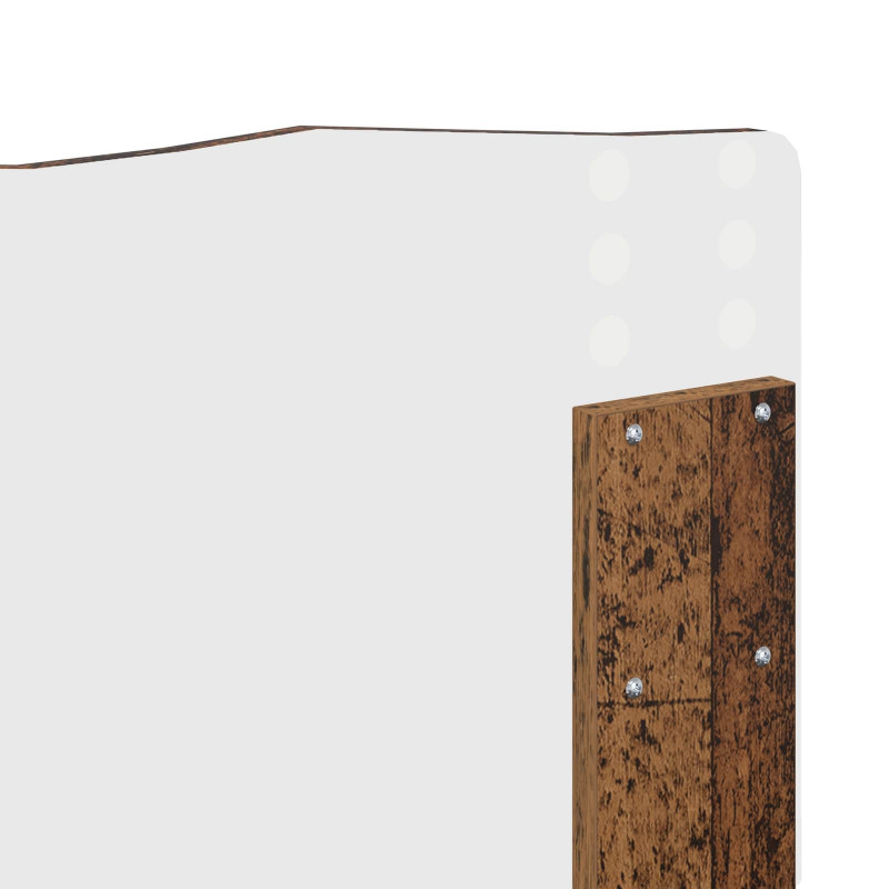 Ramka łóżka Stare drewno 140 x 190 cm Lite drewno sosnowe