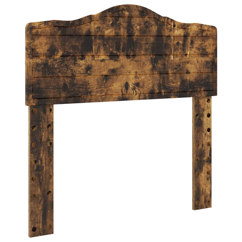 Ramka łóżka Dąb wędzony 90 x 190 cm Lite drewno sosnowe