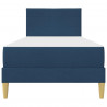 Ramka łóżka Niebieski 90 x 200 cm Poliester