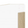 Ramka łóżka Dąb Sonoma 140 x 190 cm Materiał drewnopochodny