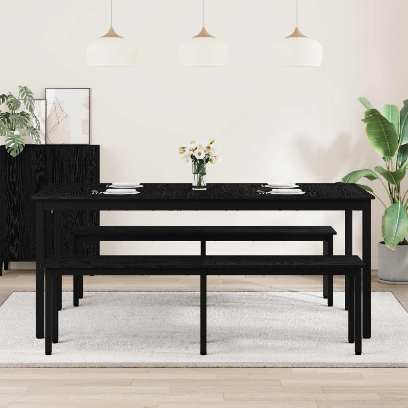 Stoły do jadalni 2 pcs 180 x 90 x 75 cm Materiał drewnopochodny