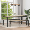 Stoły do jadalni 2 pcs 180 x 90 x 75 cm Materiał drewnopochodny