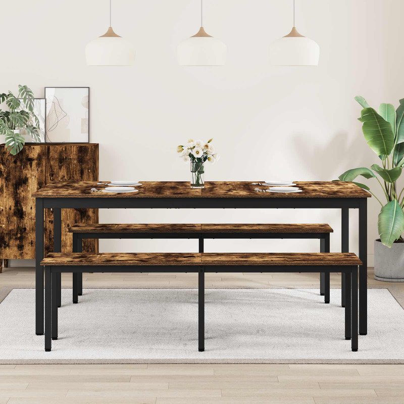 Stoły do jadalni 2 pcs 180 x 90 x 75 cm Materiał drewnopochodny