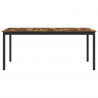 Stoły do jadalni 2 pcs 180 x 90 x 75 cm Materiał drewnopochodny