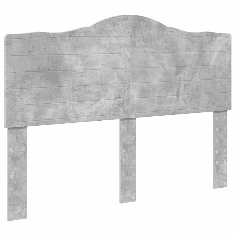 Ramka łóżka Betonowy szary 160 x 200 cm Materiał drewnopochodny