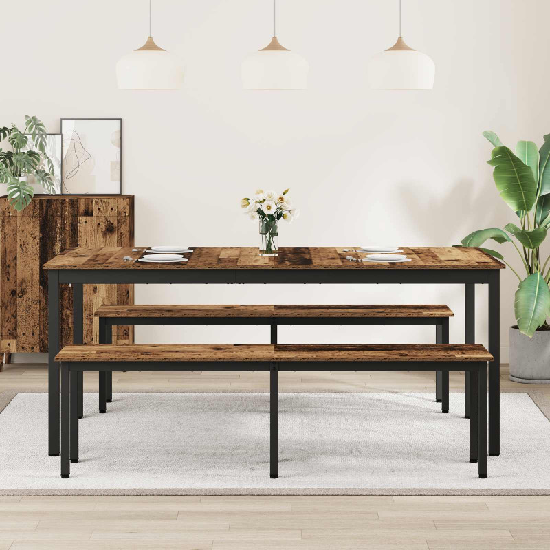 Stoły do jadalni 2 pcs 180 x 90 x 75 cm Materiał drewnopochodny