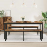 Stoły do jadalni 2 pcs 180 x 90 x 75 cm Materiał drewnopochodny