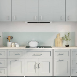 Panel kuchenny 2 pcs Biały 100 x 40 cm szkło hartowane