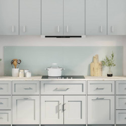 Panel kuchenny 2 pcs Biały 100 x 50 cm szkło hartowane