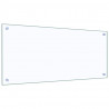 Panel kuchenny 2 pcs przezroczysty 90 x 40 cm szkło hartowane