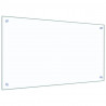 Panel kuchenny 2 pcs przezroczysty 90 x 50 cm szkło hartowane