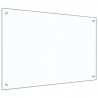 Panel kuchenny 2 pcs przezroczysty 90 x 60 cm szkło hartowane