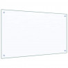 Panel kuchenny 2 pcs przezroczysty 100 x 60 cm szkło hartowane