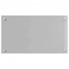 Panel kuchenny 2 pcs Jasnoszary 70 x 40 cm szkło hartowane