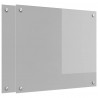 Panel kuchenny 2 pcs Jasnoszary 70 x 60 cm szkło hartowane