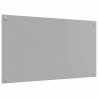 Panel kuchenny 2 pcs Jasnoszary 90 x 50 cm szkło hartowane