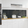 Panel kuchenny 2 pcs Ciemnoszary 90 x 50 cm szkło hartowane