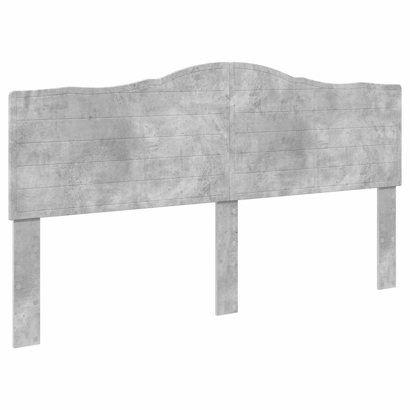 Ramka łóżka Betonowy 200 x 200 cm Lite drewno sosnowe