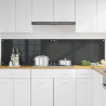 Panel kuchenny 2 pcs Ciemnoszary 100 x 50 cm szkło hartowane